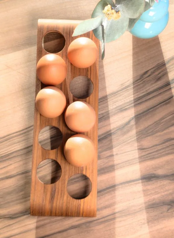 Porte œufs en bois design made in France